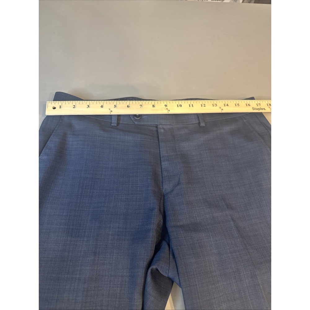 Michael Kors Dress Pants Mens 33Wx30L Blue Dress Pants Classic Slacks - Picture 12 of 15